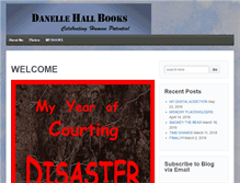 Tablet Screenshot of danellehallbooks.com